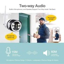 Outdoor WiFi Camera Bullet CCTV Full Color Outdoor WiFi Camera Colored Night Vision Security CCTV - Full Color, wireless, waterproof 2 two way communication outdoor WiFi Camera