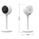 Tuya WiFi Camera Flexible Stand Smart 2 MP, Cloud Mini Tuya WiFi Camera Smart 2 MP, Cloud Mini Camera dimensions