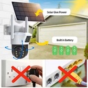 Solar Camera 4G Dual Lens SIM Slot 4MP PTZ in Kenya 4G Dual Lens Solar CCTV Camera in Kenya WiFi Dual Lens Solar CCTV 4G version, Solar SIM Card version. Completely wireless solar camera CCTV 4G