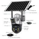 Solar Camera WiFi Dual Lens PTZ 4MP in Kenya best Dual Lens Solar Camera in Kenya 4G Solar Camera WiFi Solar Camera V380 Solar Camera Kenya all parts labeled