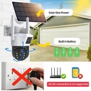 Solar Camera WiFi Dual Lens PTZ 4MP in Kenya best Dual Lens Solar Camera in Kenya 4G Solar Camera WiFi Solar Camera V380 Solar Camera Kenya WiFi Version Solar Camera 4G Version Solar Camera