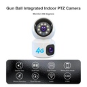 4G Dual Lens Mini PTZ Camera Indoor 4MP with SIM Slot in Kenya Best 4G Camera dual lens PTZ Indoor mini camera quick features