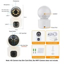 WiFi Dual Lens Mini PTZ Camera Indoor 4MP in Kenya the best dual lens indoor mini WiFi PTZ security camera in Kenya parts and dimensions mini wifi camera kenya best nanny camera kenya