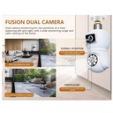 Dual Lens Bulb Camera Smart 360° PTZ with Motion Tracking and Night Vision in Kenya Best bulb camera in kenya dual lens bulb camera in Kenya dual lens view