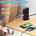 5 Port USB Charger WiFi Camera HD Multi Port USB Hub Full HD Mini Spy Hidden Camera in Kenya Multi Ports USB A 3 ports and USB Type C Fast Charger 2 Ports
