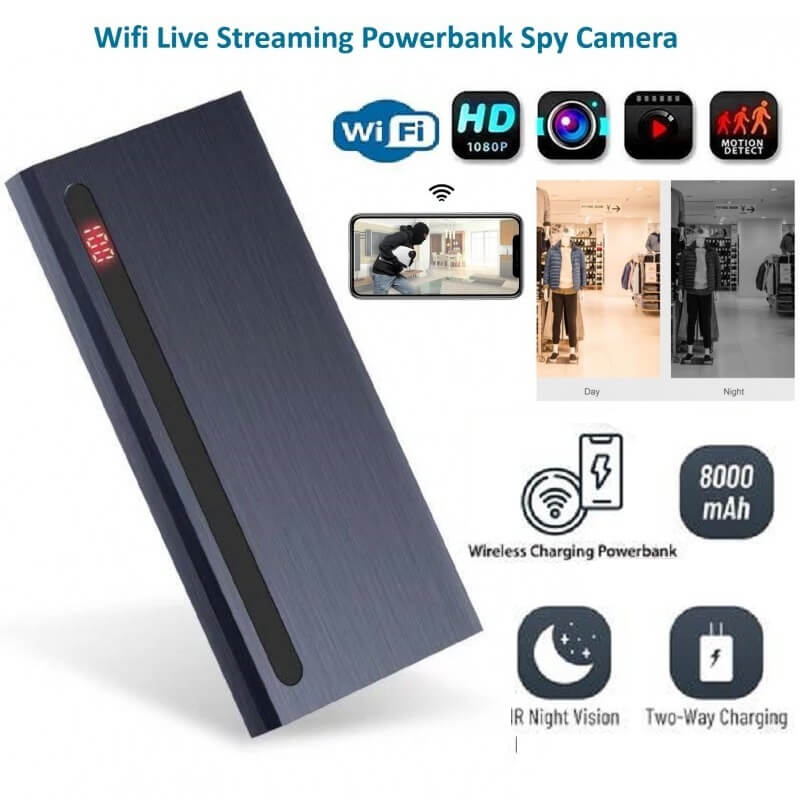 Power Bank WiFi Camera Hidden Spy Camera in Kenya Specifications and Quick features