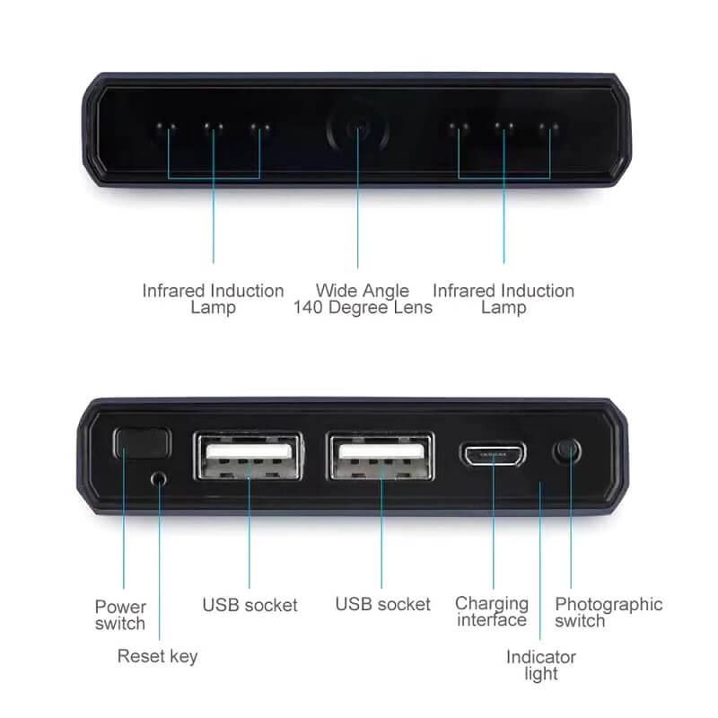 Power Bank WiFi Camera Hidden Spy Camera in Kenya Parts naming