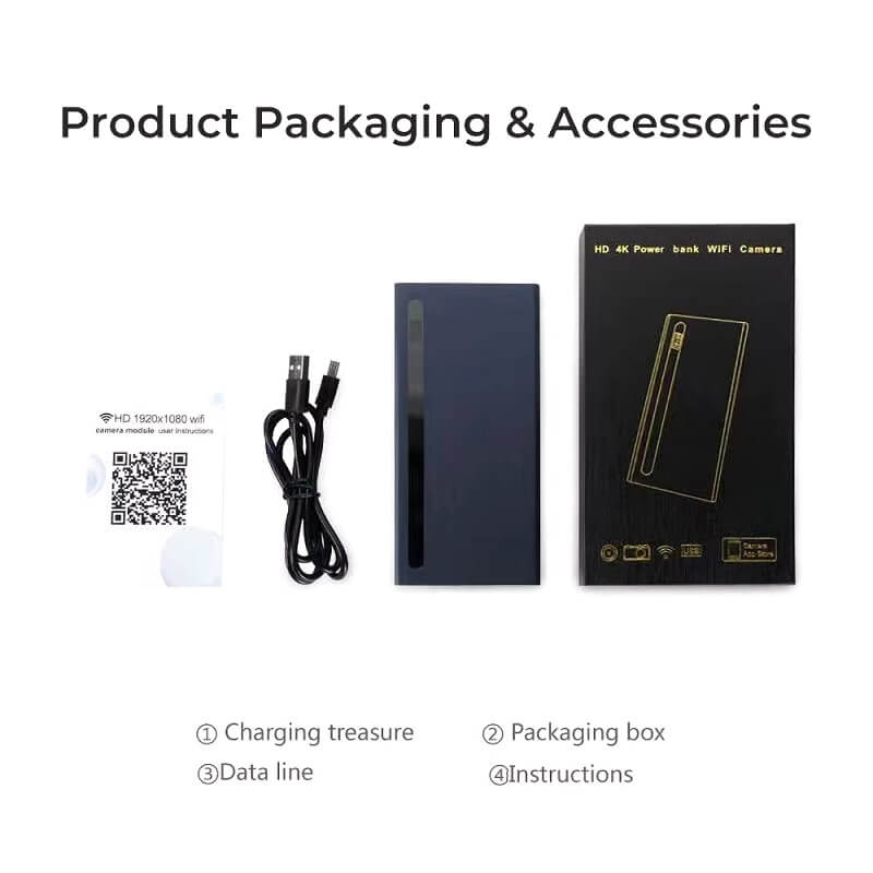 Power Bank WiFi Camera Hidden Spy Camera in Kenya Packaging