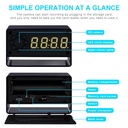Table Clock Camera WiFi 4K Hidden Spy Alarm Digital Clock Nanny Camera in Kenya Digital Clock camera in Kenya Parts