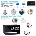 Table Clock Camera WiFi 4K Hidden Spy Alarm Digital Clock Nanny Camera in Kenya Multi-User support remote access hidden spy Nanny WiFi Camera in Nairobi Kenya