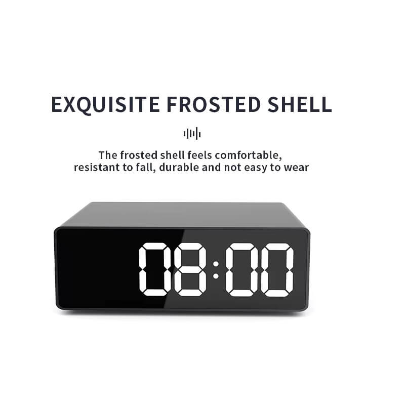 Alarm Clock WiFi Camera 4K Hidden Spy Table Clock Nanny Camera in Kenya durable sturdy sleek rugged aluminium body design long lasting durable digital table alarm clock hidden spy nanny camera in Nairobi Kenya