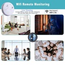 Smoke Detector WiFi Camera Hidden Spy Nanny Cam in Kenya Phone App remote monitor live view remotely spy nanny camera in Kenya