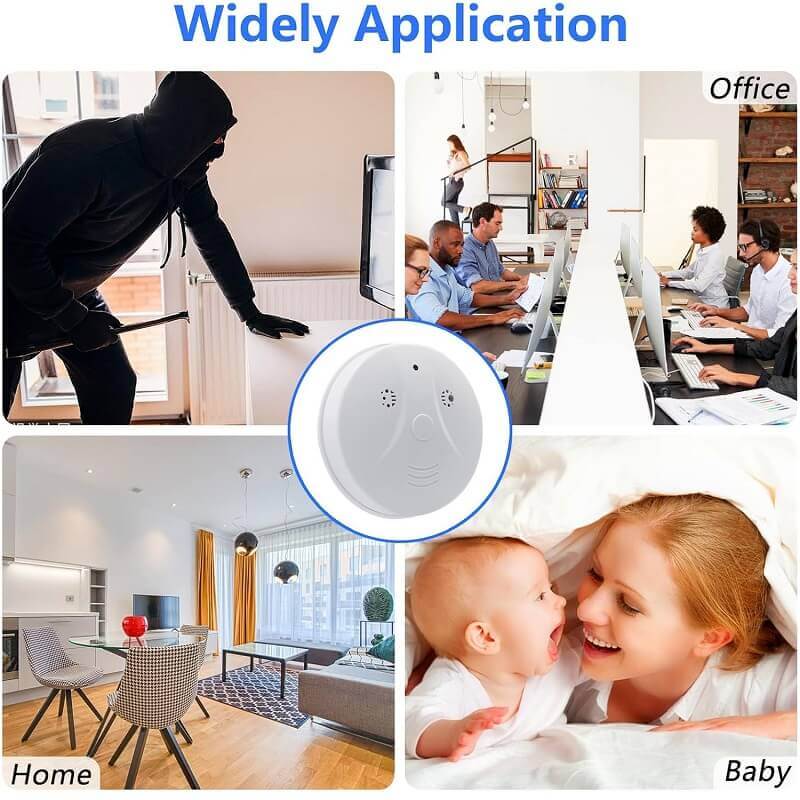Smoke Detector WiFi Camera Hidden Spy Nanny Cam in Kenya Most hidden spy camera nanny camera with a phone app Kenya