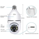 PTZ Bulb Camera 1080P Auto Rotating WiFi CCTV in Kenya Dimensions