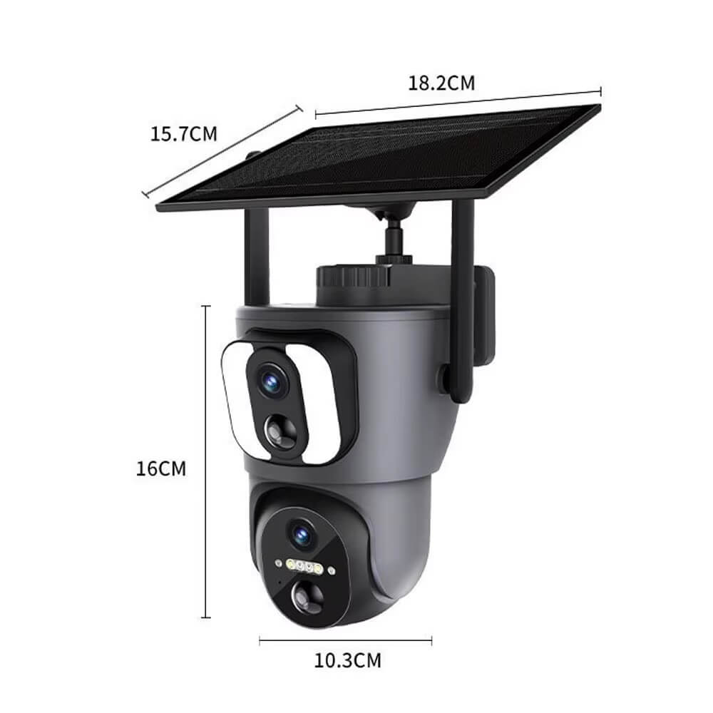 Ubox Dual Lens 4G WiFi Solar Camera SD200 Dimensions high quality 4G WiFi solar camera in Kenya