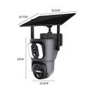 Ubox Dual Lens 4G WiFi Solar Camera SD200 Dimensions high quality 4G WiFi solar camera in Kenya
