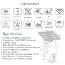 Ubox 4G WiFi Solar Camera CCTV PTZ 3MP S40 in Kenya features PIR night vision best price solar cctv camera in Kenya