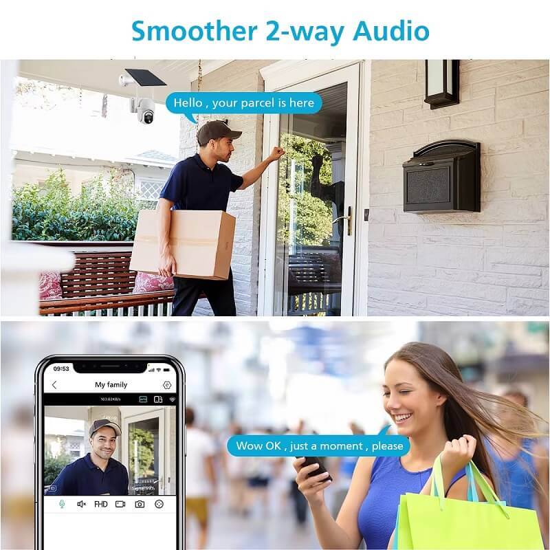 Ubox 4G WiFi Solar Camera CCTV PTZ 3MP S40 in Kenya CCTV camera with a very smooth 2-way audio in Nairobi Kenya Phone APp remote view CCTV camera