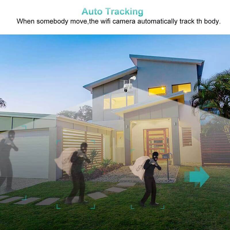Ubox 4G WiFi Solar Camera CCTV PTZ 3MP S40 in Kenya auto tracking security CCTV camera phone app human motion detection Nairobi