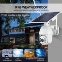 Ubox WiFi 4G Solar Camera CCTV PTZ 3MP S10 in Kenya Outdoor use weatherproof