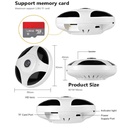 Circular Fisheye WiFi Camera in Nairobi Kenya Smoke Detector Nanny Cam in Nairobi Kenya ICSE 1080P 360° Panoramic Two-Way Audio by Nanny