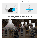Bulb Camera CCTV 360 Degree, Full HD Nanny Camera Best Bulb Camera Features Panoramic View