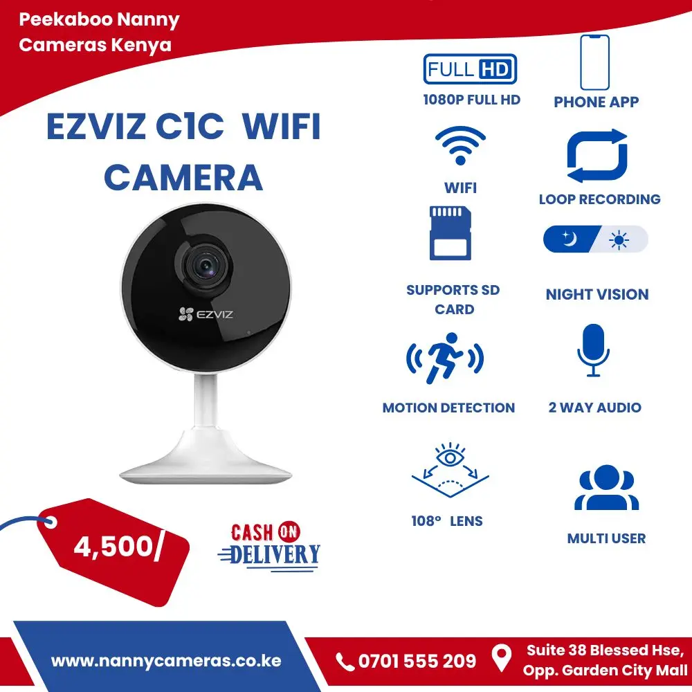Ezviz C1C CIC B Smart Indoor WiFi Camera 1080P Full HD