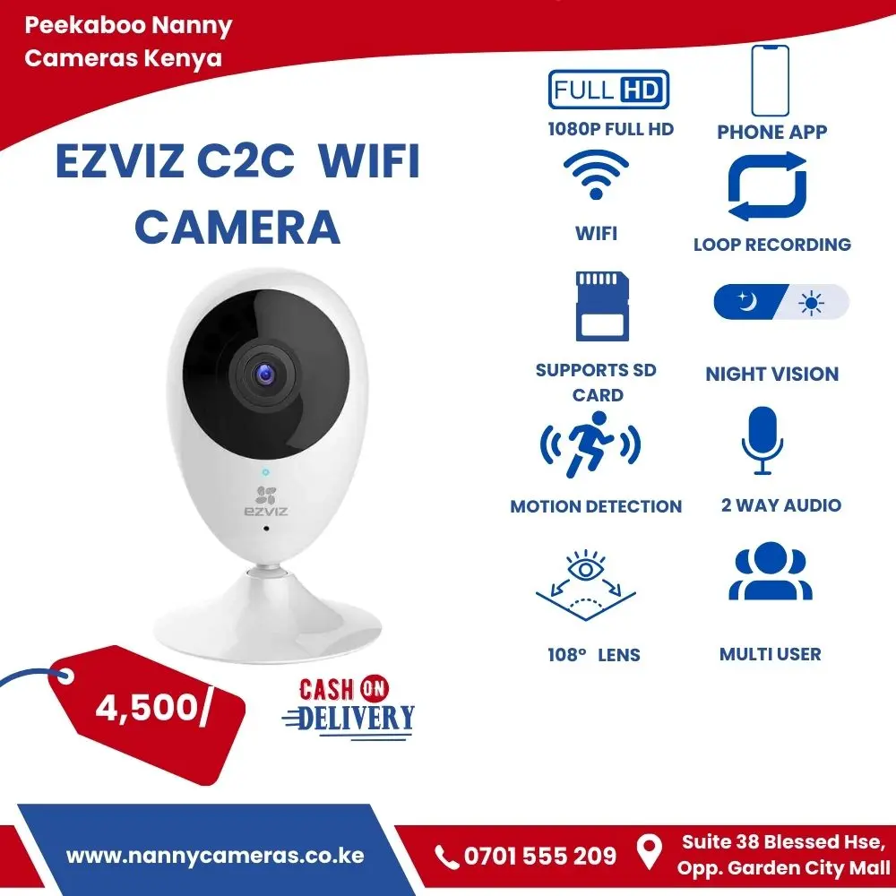 Ezviz C2C Camera Smart Indoor WiFi 1080P H.265 in Kenya