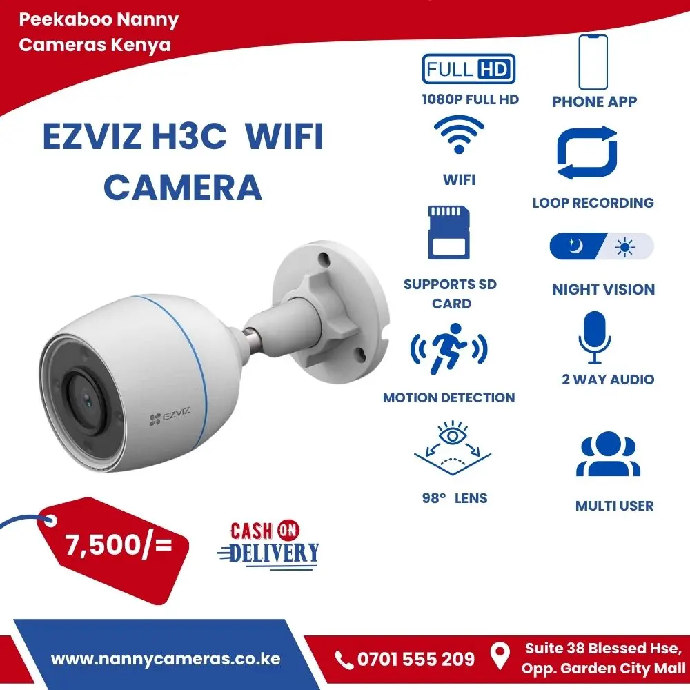 Ezviz H3C Camera Outdoor Full Color Smart WiFi