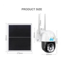 4G SIM Card Solar Camera PTZ 1080P in Kenya Dimensions Outdoor Solar SIM Card Camera 4G Solar Camera in Kenya