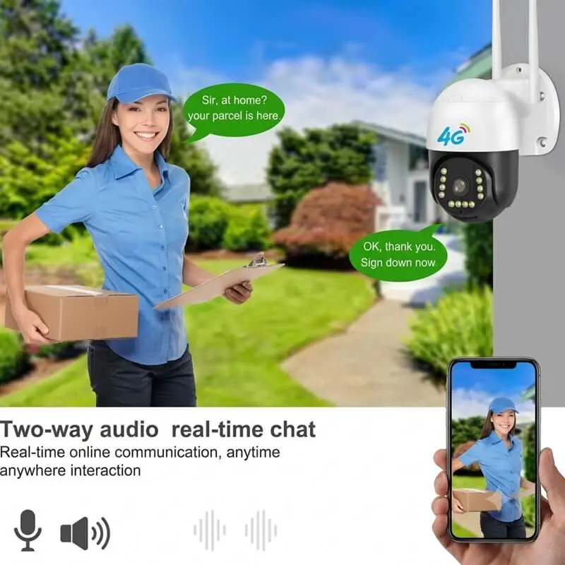 V380 4G WiFi Camera Outdoor with Two way audio commnication.webp