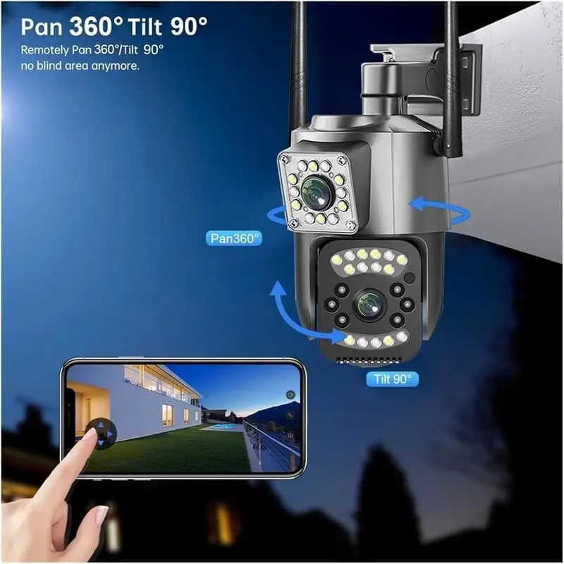 4G WiFi Camera Outdoor fwith Pan Tilt Zoom feature.webp