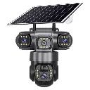 V830 4G WiFi Triple Lens Solar Camera front view.webp