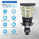 Floodlight Solar Camera triple lens PTZ monitoring feature.webp