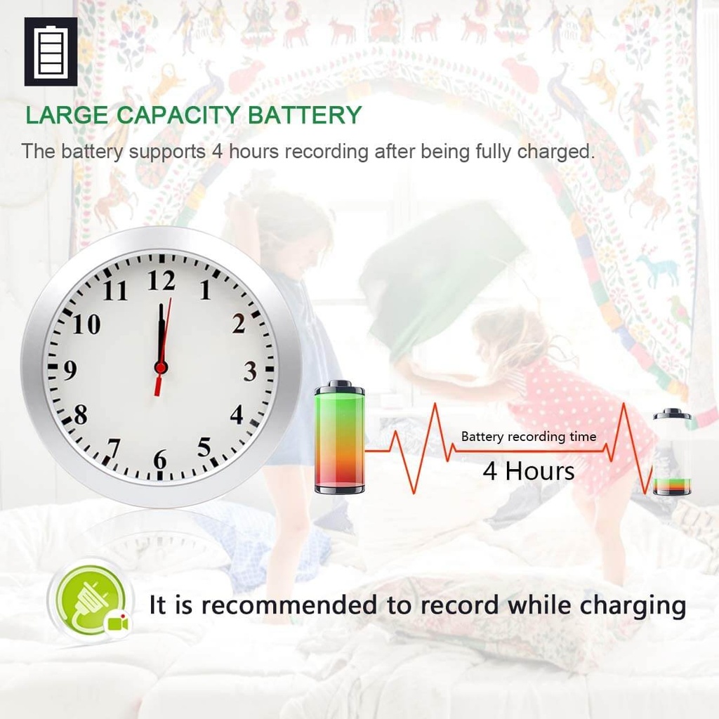 Wireless WiFi Wall Clock Camera Hidden IP CCTV Camera Nanny Camera Nairobi kenya nanny cams kenya nanny cam nairobi Nanny camera with battery in Kenya