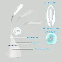 WiFi Desk lamp camera with soft touch control showing camera parts.webp