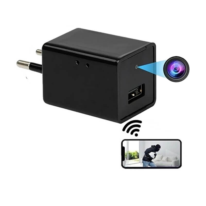USB Charger WiFi Camera Wall Adapter HD Mini Spy Hidden Camera in Kenya