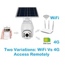 Ubox WiFi 4G Solar Camera CCTV PTZ 3MP S10 in Kenya