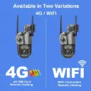 V380 Dual Lens 4G WiFi Camera Outdoor in Kenya