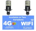 V380 Triple Lens 4G WiFi Floodlight Solar Camera in Kenya