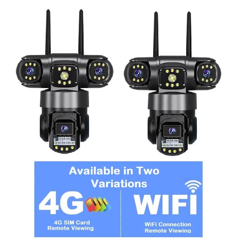 V380 Triple Lens 4G WiFi Camera in Kenya
