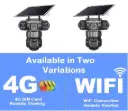 V380 Triple Lens 4G WiFi Solar Camera in Kenya