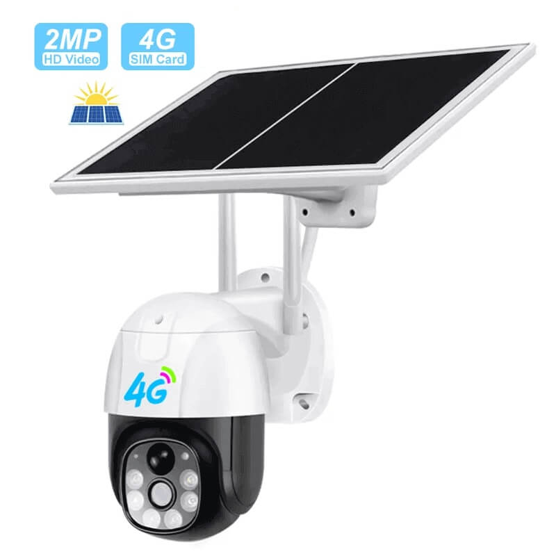 4G Solar Camera with SIM Card 1080P PTZ in Kenya