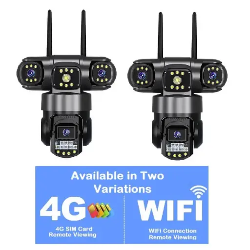 V380 Triple Lens 4G WiFi Camera in Kenya